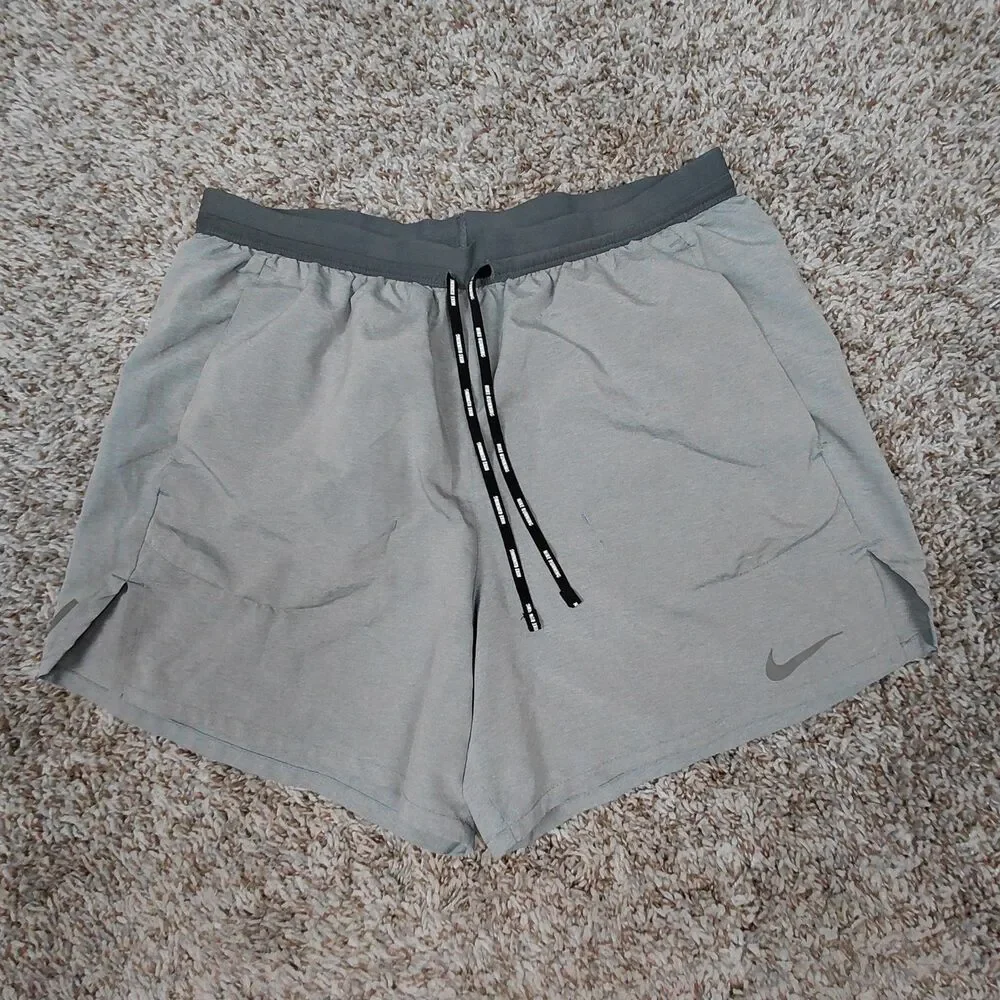 Nike Flex Stride Running Shorts Mens Medium Gray Lined 4.5